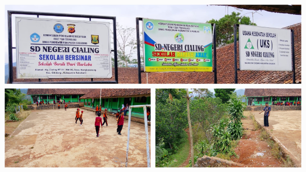 Fhoto  : Potret Pendidikan Di Kabupaten Sukabumi Yang masih Perlu Bantuan Pemerintah Daerah Maupun Pusat.